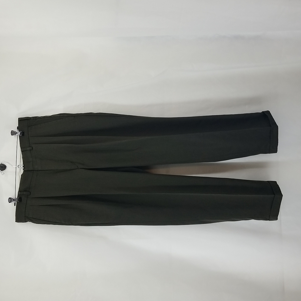 VINTAGE SAVANE PROCESS 2000 Army Green Poly Wool Blend Pants